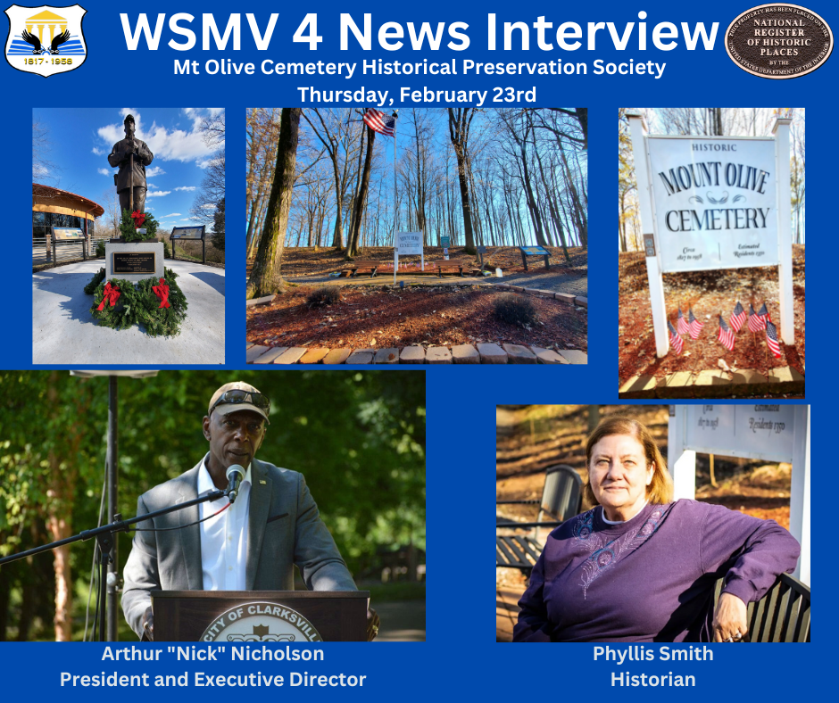 Mt Olive Cemetery - Clarksville TN - WSMV Interview